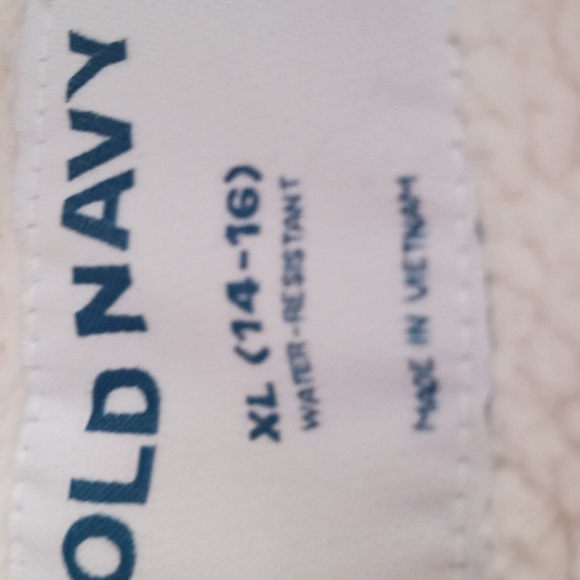 Puffer jacket for girls, size XL (14-16), in pale pink. - Picture 2 of 3